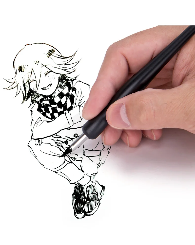 5 перьев+ 2 ручки держатели для Шарпи каллиграфия манга поставка инструменты для рисования аниме мульти школа искусство поставщик