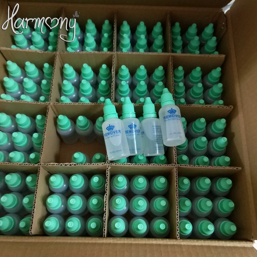 

Professional 1OZ 30ml 10 bottles hot melt Keratin glue remover for prebonded fusion hair extension remover