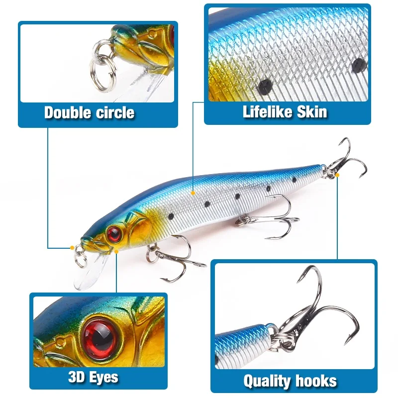 SEAPESCA 14 см 23 г воблер Рыболовная Приманка Minnow Crankbait Peche Bass Trolling iscas artificiais жесткая