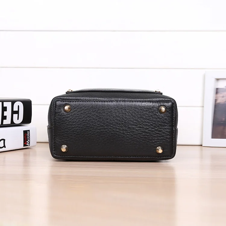 Women genuine leather handbag 14-14-2-1