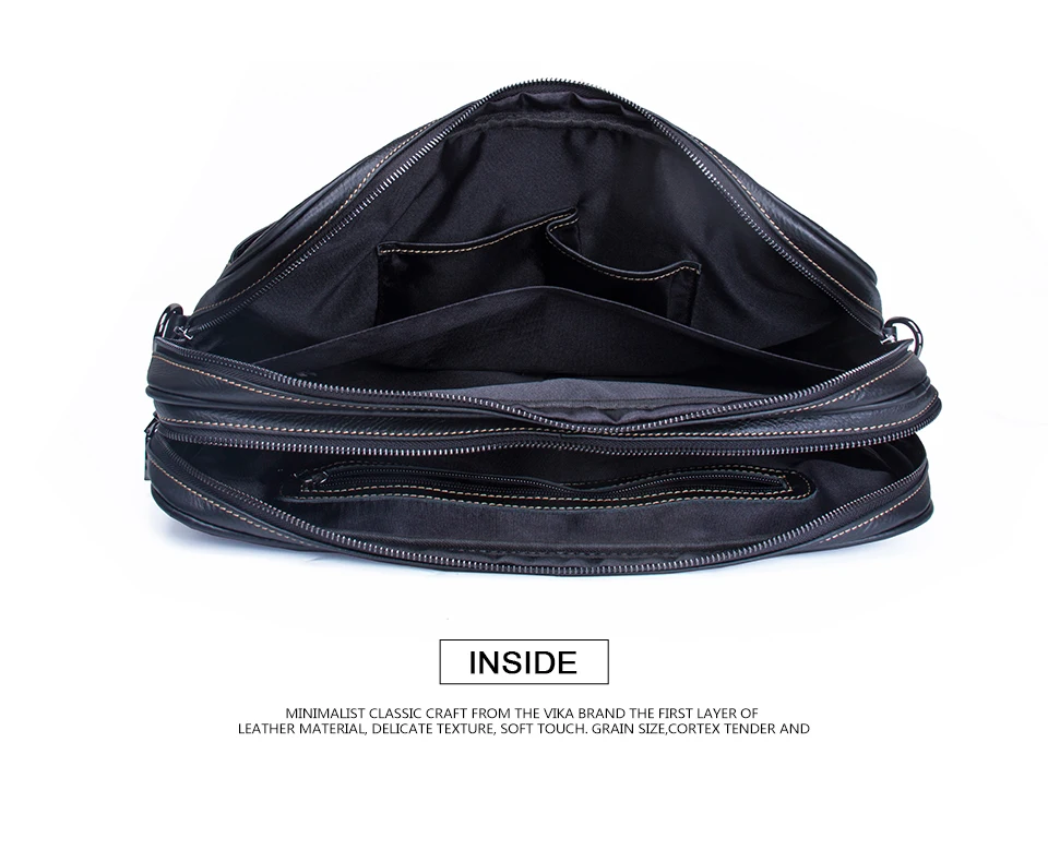 CONTACT'S Деловая сумка портфель высокого качества из натуральной кожи для ноутбука мужские сумки посыльного большая емкость
