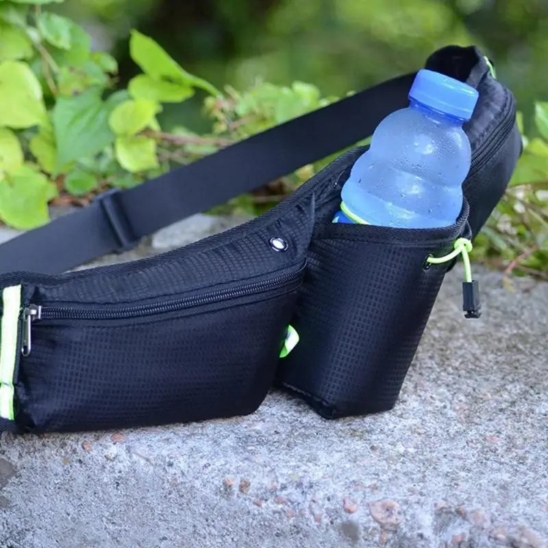 Спортивная бутылка для воды, набедренная поясная сумка, водонепроницаемая, для скалолазания, бега, марафона, поясная сумка для спортзала, фитнеса, пояс, бутылка для воды, набедренная поясная сумка
