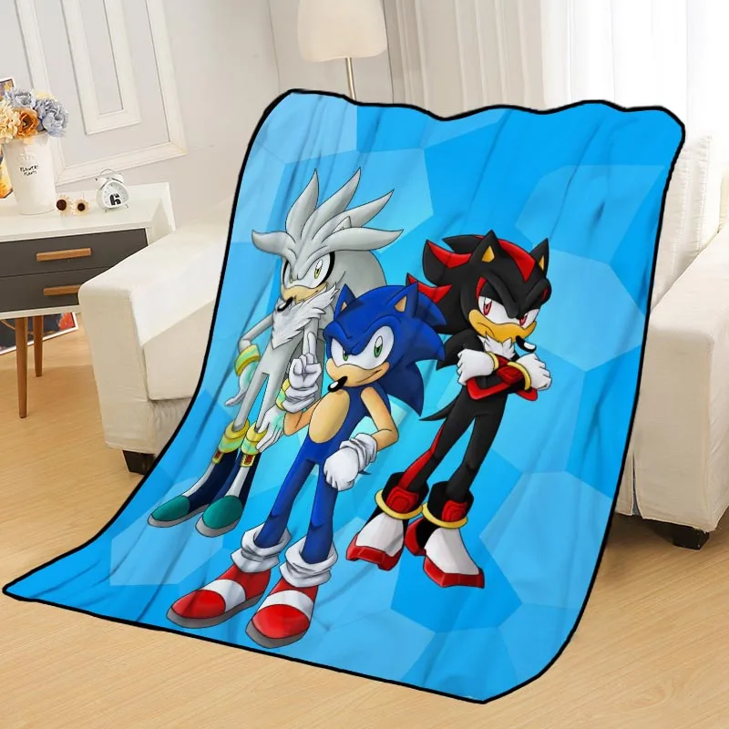 Пользовательские Соник одеяла с изображением ежа для кровати пледы одеяло мягкое одеяло летнее одеяло аниме одеяло путешествия одеяло - Цвет: Blanket 13