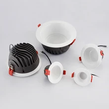 SCON Высокая мощность CREE Ra> 93 коммерческое освещение 1600Lm отель глубокий антибликовый потолочный светильник 90 градусов 20 Вт Встроенный светодиодный противотуманный Dow