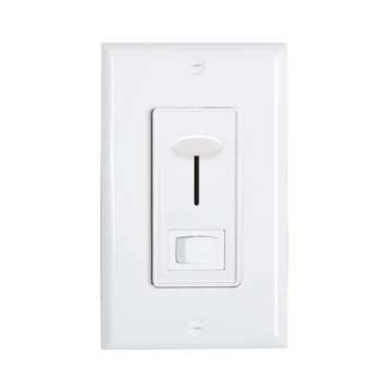 

15A 120V Decorator Slide Dimmer Switch and Wall Plate