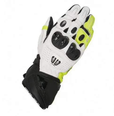 

Free shipping 2018 GP Pro R2 Motorcycle Gloves / Black/White/Yellow Motorbike Leather Gloves Moto Racing Leather Gloves