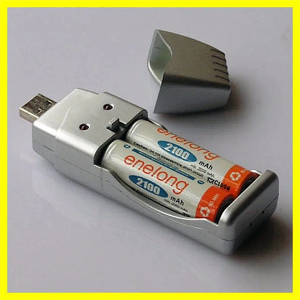 1 шт. USB зарядное устройство для Ni-MH AA AAA 2A 3A удобное портативное новые | Электроника