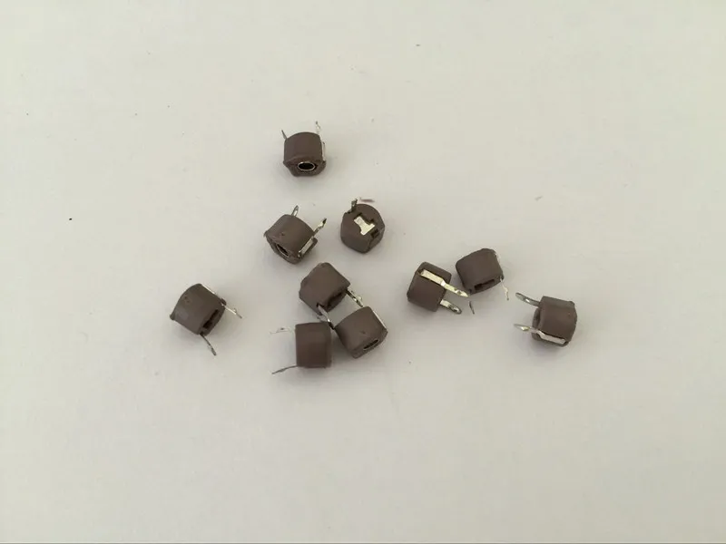 

10PCS 6mm 100v Ceramic Trimmer capacitor Variable capacitors Sample 120PF