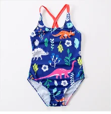 Детский купальный костюм для девочек, цельный купальный костюм с единорогом, детская пляжная одежда, спортивный купальный костюм, купальный костюм