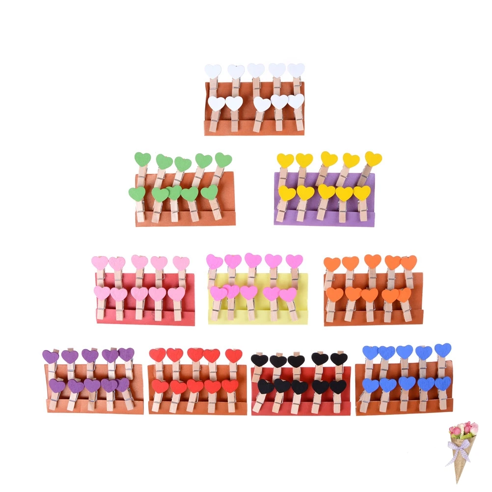 

Mixed Color Clothes Pegs Mini Wooden Clothes Photo Paper Peg Pin Clothespin Craft Clips3.5*0.8cm
