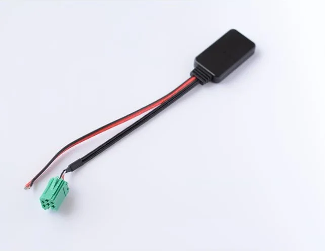 

MINI ISO 6Pin AUX Input Bluetooth Adapter Cable for Renault megan 2 Symbol Stage 2 Kangoo Clio 3 2008 Scenic (2007)