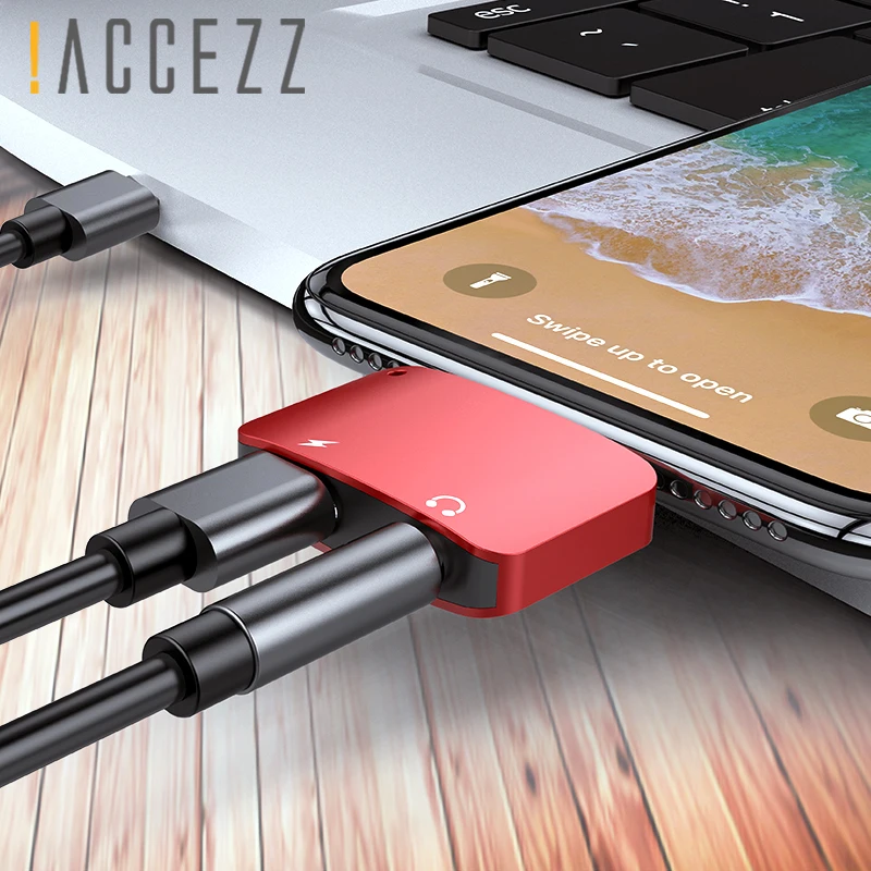 !ACCEZZ For Apple 3.5mm Jack Listening Charging Adapter Converter For iphone X 8 7 Plus XS MAX XR Headphone Adapters Splitter !ACCEZZ For Apple 3.5mm Jack Listening Charging Adapter Converter For iphone X 8 7 Plus XS MAX XR Headphone Adapters Splitter