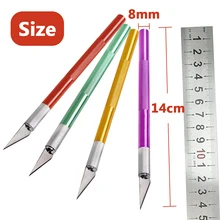 Прецизионный нож для хобби, лезвия из нержавеющей стали для рукоделия, ремонт печатных плат, кожаные пленки, инструменты, ручка, многоцелевая бритва, сделай сам