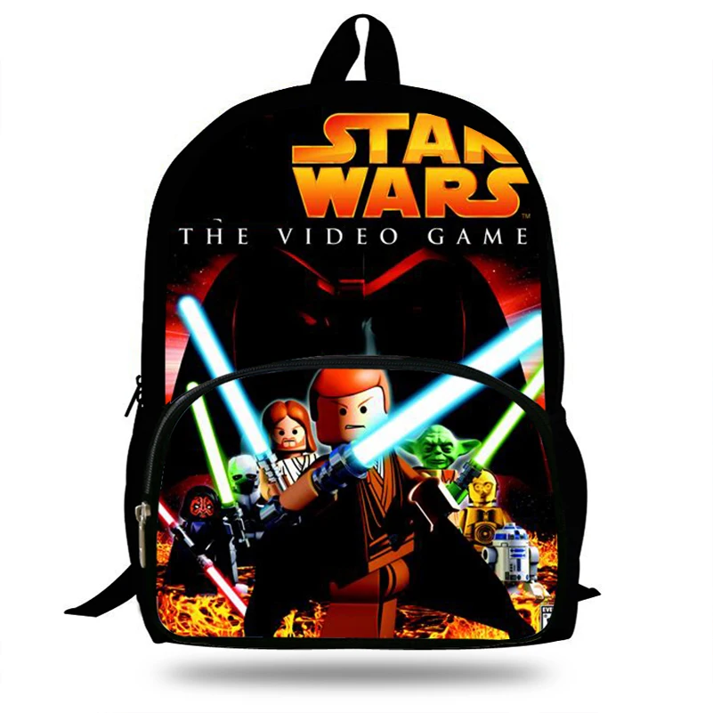 

KOLLEGG Lego Star wars Print school bag orthopedic backpacks kids schoolbag satchel for boys teenager students mochila escolar