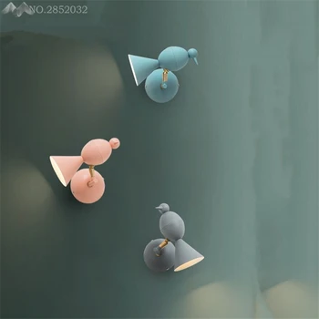 

Modern Japanese style simple color Wall lamps lights bathroom bedroom light led wall lights for home industrial decor lamp