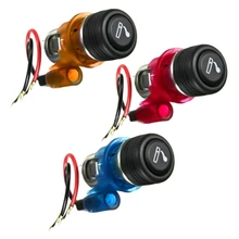 12V Motorcycle Car Boat Cigarette Lighter Power Socket Out Plug Universal Cigarette Lighter Usb Wall Socket 1 to 2 cigarette power socket spliter individually relocatable