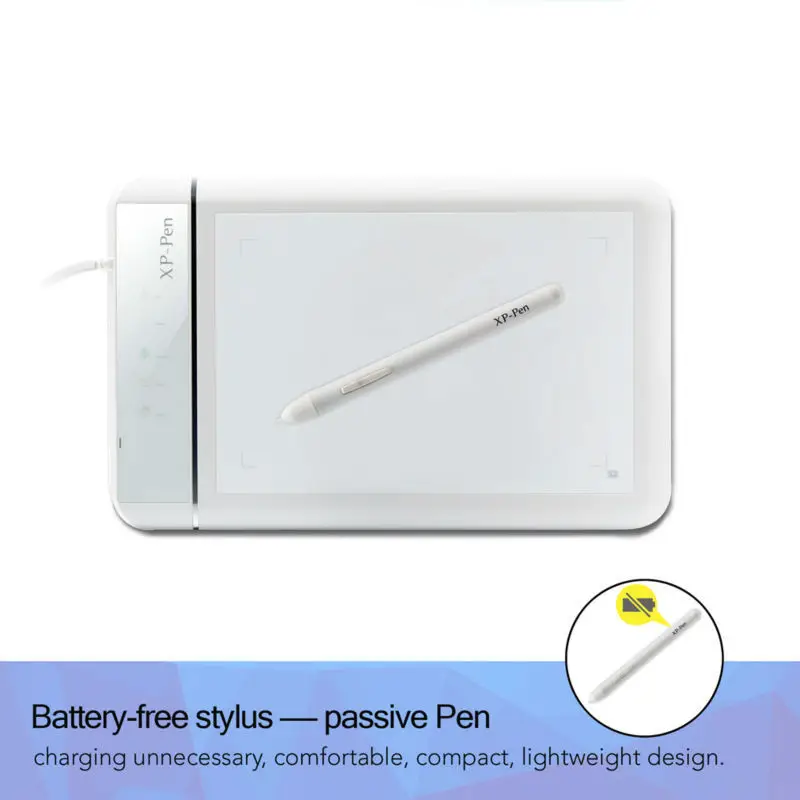 XP-Ручка Star02 Графика графический Планшет для рисования Tablet Battery-free Stylus Пассивный Ручка Подпись Живопись дать Совет