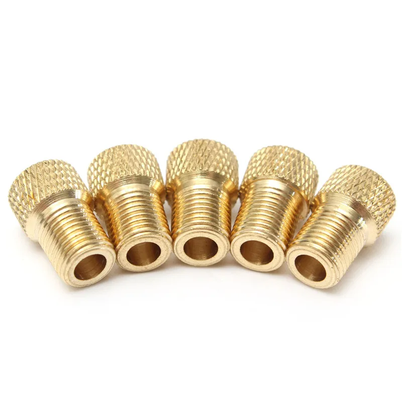 

5pcs/lot Copper Pump cycling Bicycle Convert Presta to Schrader Bike Valve Adaptor Tube Pump Tool