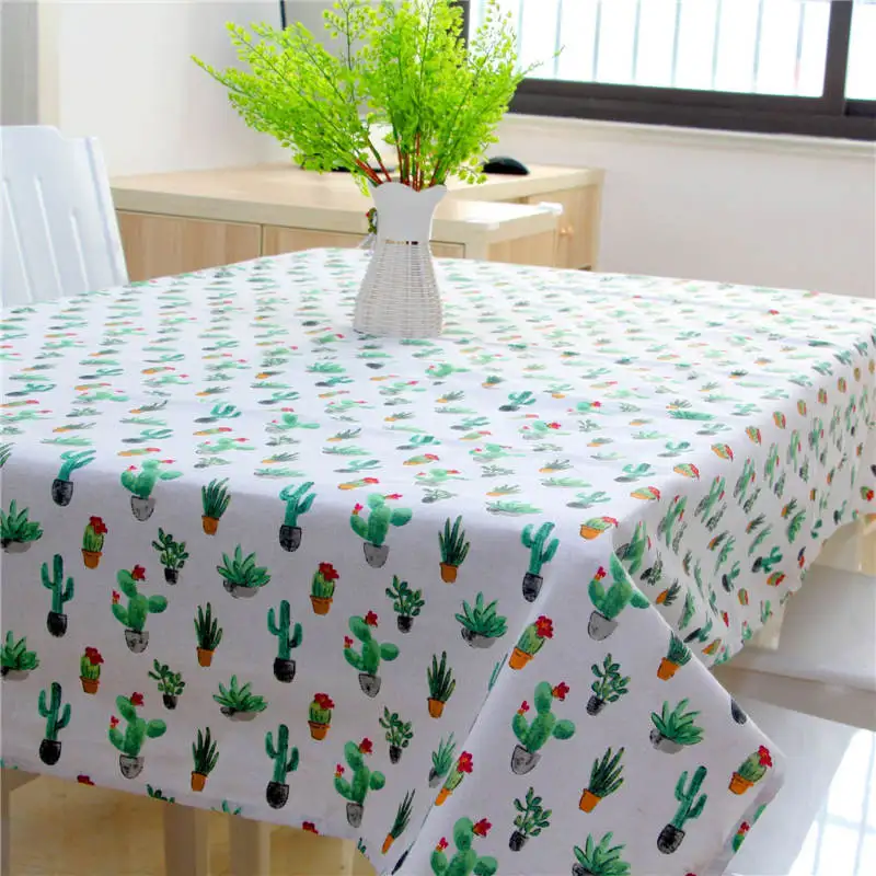

PVC Table Cloth Rectangular Tablecloth Flowers Printed Waterproof Oilproof Tea Coffee Table Cover Home Decor toalha de mesa