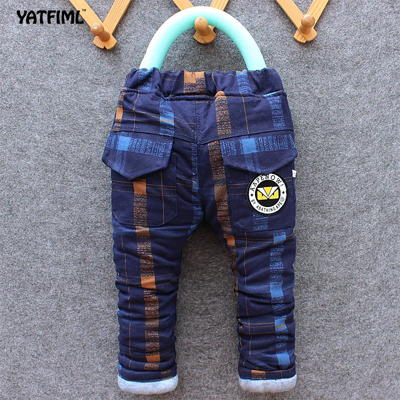 YATFIML/зимние модные детские хлопковые камуфляжные теплые длинные штаны; детская одежда; детские спортивные камуфляжные брюки-карго для мальчиков; От 2 до 5 лет