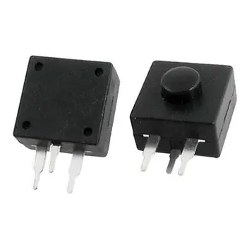 

Horizontal 3 Pin Latching Flashlight Push Button Switch Hompt