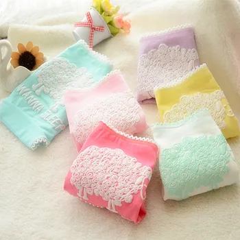 

Panties set 2017 thongs cartoon briefs women cute panties cotton low comfort package hip candy bragas sexy undrwear women 921