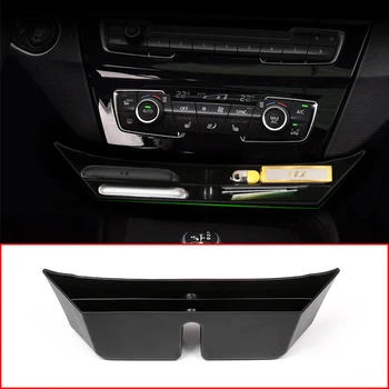 

For BMW X2 F47 2018 Black Phone Car Tray Plastic Center Console Storage Box For BMW X1 F48 2016 2017 2018 Car Accessories