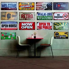 22 стиля, креативный логотип, винтажная Металлическая Автомобильная тарелка, пивная доска, бар, паб, гараж, стена, домашний декор, Ретро стиль, декоративная номерная табличка, 15X30 см