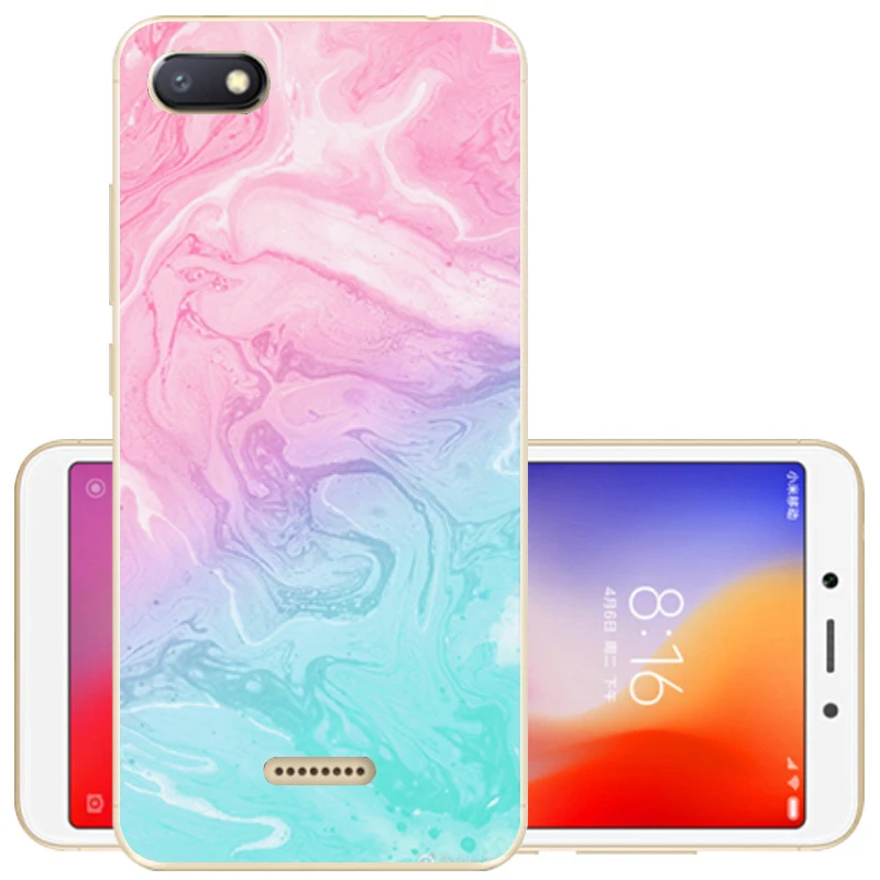 Чехол для Xiaomi Redmi 6A чехол Мягкая силиконовая задняя крышка телефона 6 A Redmi6A Redmi6