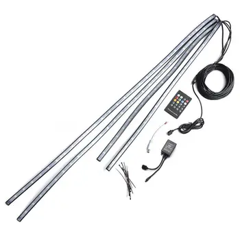 

System Light Strips Neon Accessories Replacement 12V Decorative 4pcs Set Car LED Underbody