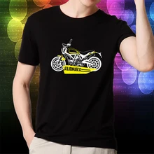 KODASKIN мотоцикла футболка футболки Для мужчин Топы И Футболки футболка для Ducati мотоцикл скремблер