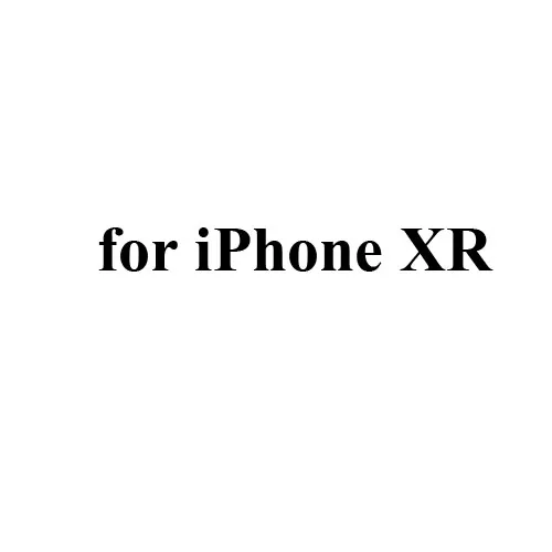 5 шт., наклейка s для iPhone 6, 6 S, 7, 8 plus, X, XS, Max, XR, задняя пленка, защита от отпечатков пальцев, матовая наклейка из углеродного волокна для декора - Цвет: for iPhone XR