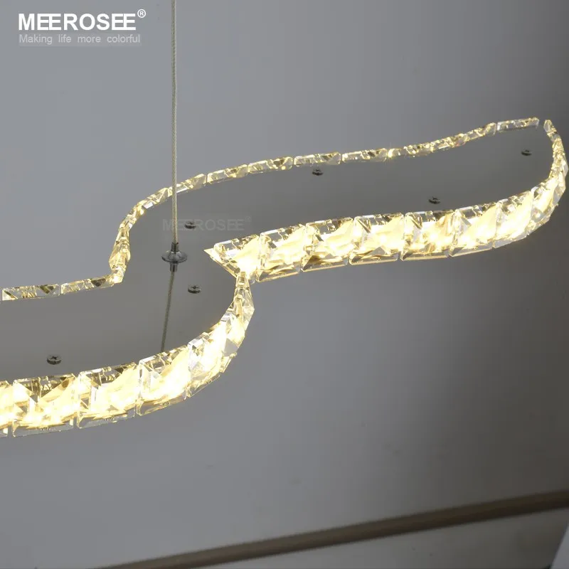Venda Quente Ondulado Led Lustre Lustre Lustre de Cristal Moderna Led Hanging Lamp/luz/iluminação Fixação para Restaurante 11 lustre moderno led pendurado lâmpada luz luminária para restaurante