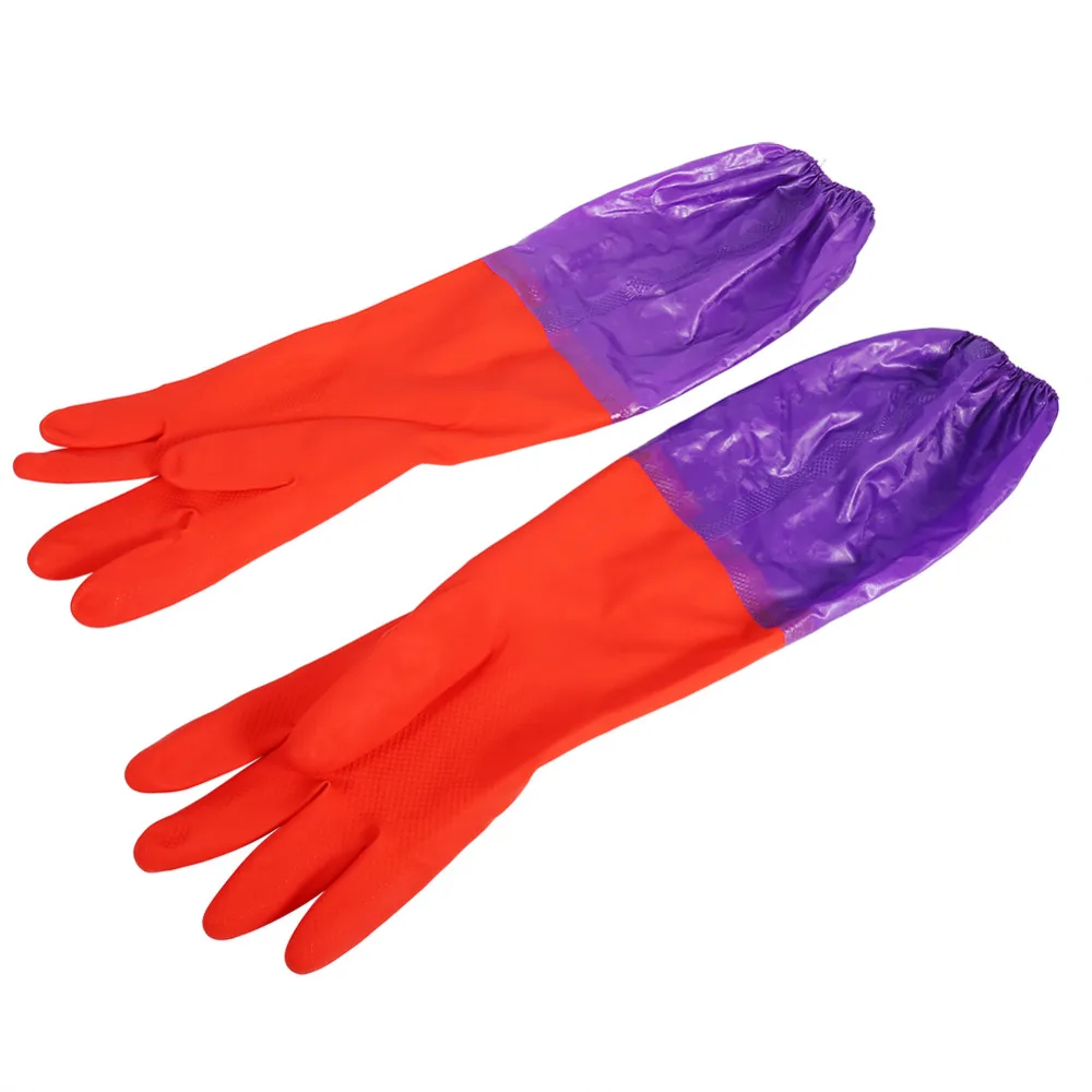 Buy 1 Pair Waterproof Household Glove Long Warm Latex