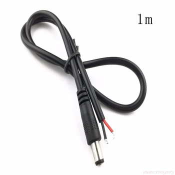 

1M DC Power 5.5mm x 2.1mm Male Plug Connector Extension Cord Cable