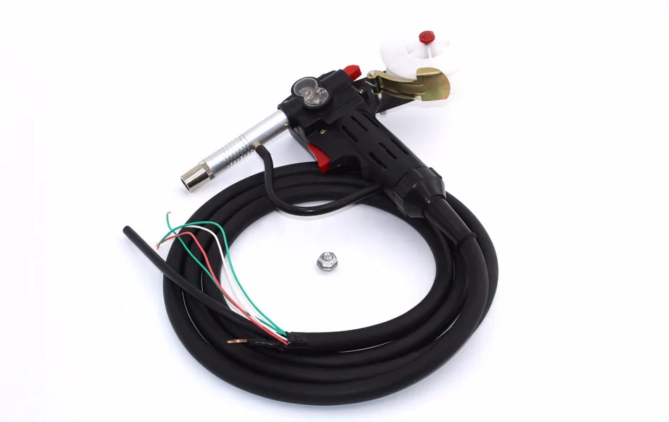 MIG сварщик 3 м кабель наконечник горелки Push Pull подачи алюминий медь или нержавеющая сталь DC 24 В в двигатель провода мм 1,2-0,6 мм сварочный