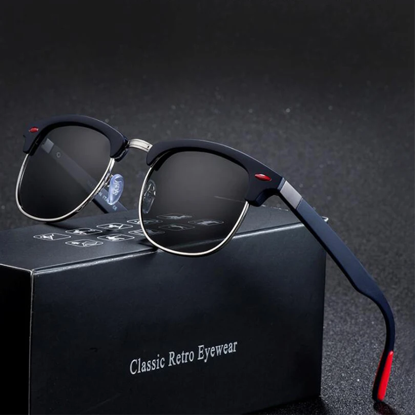 Мужские классические солнцезащитные очки дизайнерские очки с зеркальными линзами Модные солнцезащитные очки от поляризованных роскошных брендов Gafas De sol
