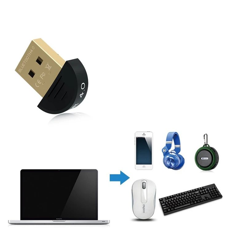 Wi fi bluetooth для компьютера. Мини юсб блютуз адаптер. двойной режим bluetooth-совместим с id 2,4g.
