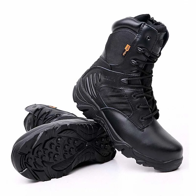 Baideng/мужские военные тактические ботинки для пустыни; мужские уличные водонепроницаемые треккинговые ботинки; черные кроссовки; нескользящая походная обувь