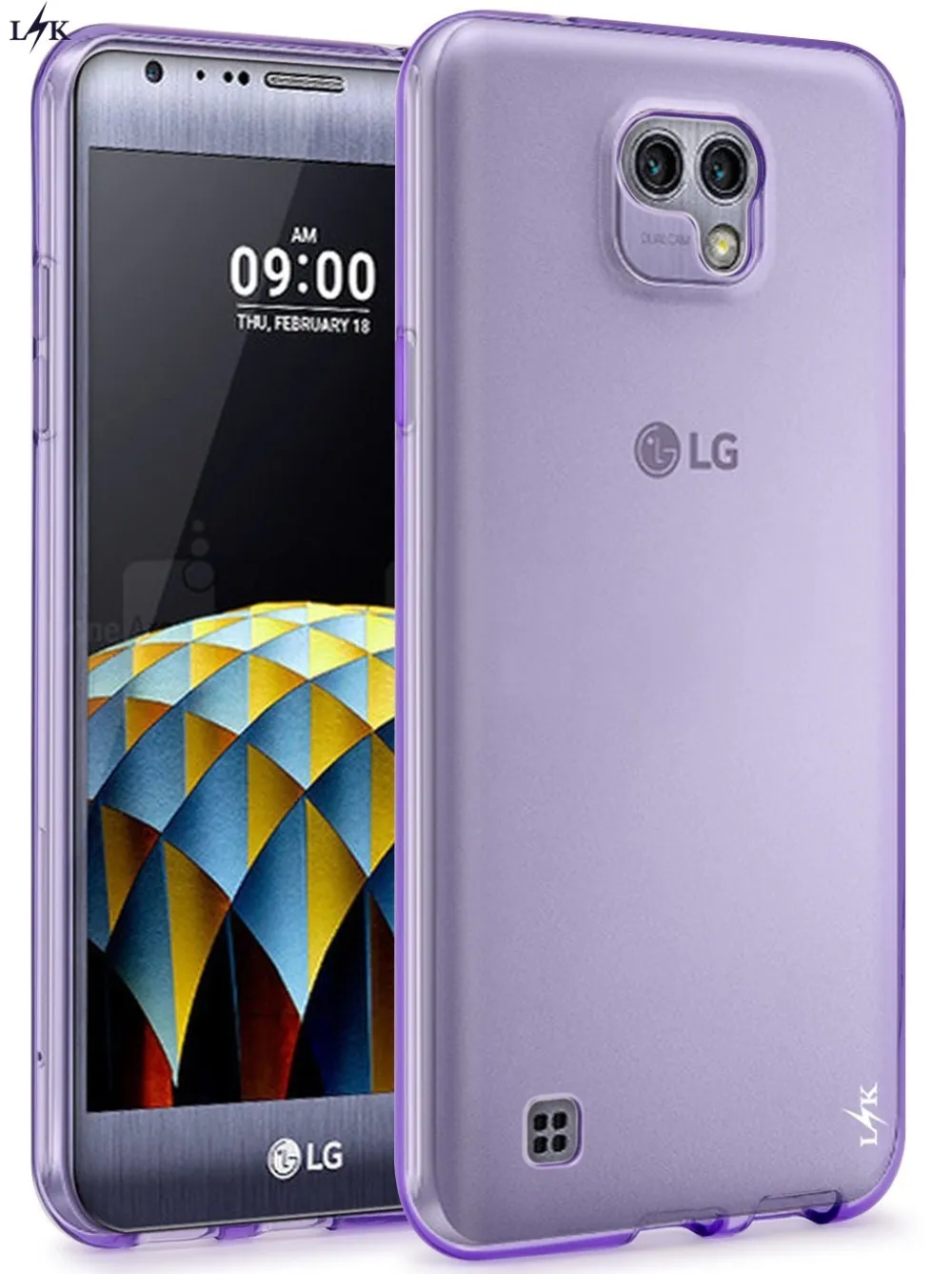 For LG X Cam Case, LK Ultra [Slim Thin] Scratch Resistant TPU Rubber