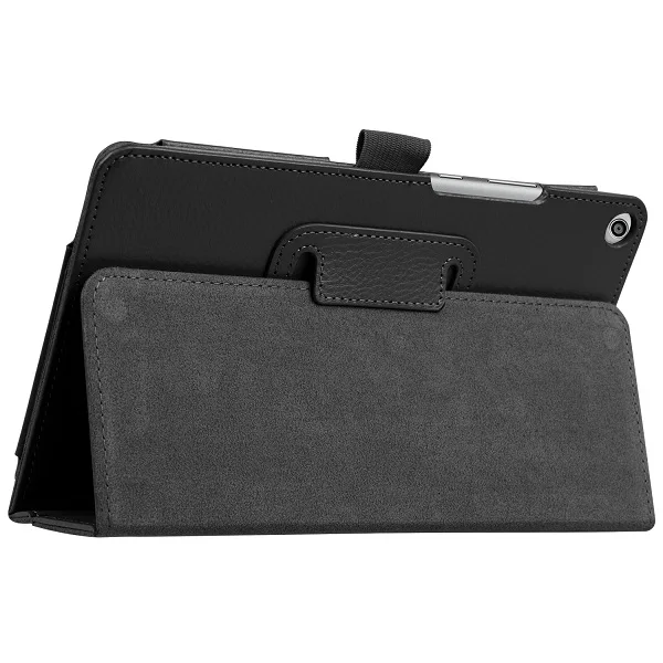 Чехол funda для huawei MediaPad T3 8,0 чехол для планшета KOB-L09 KOB-W09 для Honor Play Pad 2 8,0 pu кожаный чехол+ подарок - Цвет: HWT38 LZ BK