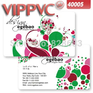 

PVC Cards card 0.38mm Printing business card printing on both side-Round rectangle