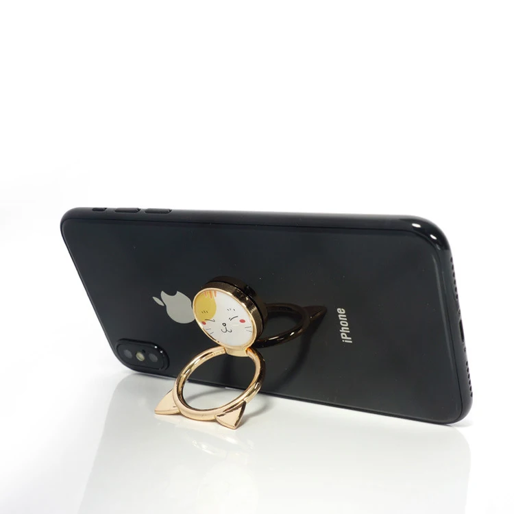 Car phone holder Stand For Samsung S8 Xiaomi Mi 8 Cartoon Cat Finger Ring Mobile Phone Holder For iPhone XS Max X SE 8 7 Plus Car phone holder Stand For Samsung S8 Xiaomi Mi 8 Cartoon Cat Finger Ring Mobile Phone Holder For iPhone XS Max X SE 8 7 Plus