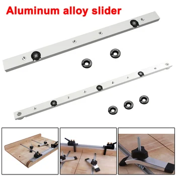 

300/450mm Aluminium Alloy Miter Bar Rail Slider Table Saw Gauge Rod Wood Working Tool TB Sale