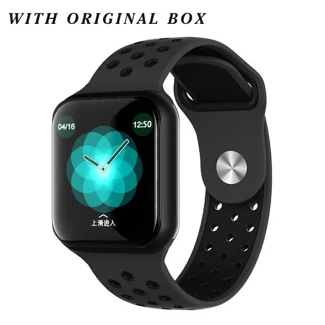 Новейший смарт-браслет F8 с Bluetooth, пульсометром, смарт-браслет, 1,3 дюймовый экран, расстояние шагов, калории, спортивные наручные часы - Цвет: Black