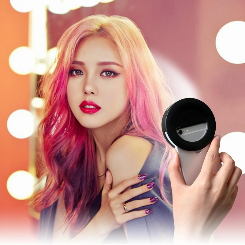 

USB charge Selfie Led Phone Ring Light Night Darkness Selfie Enhancing Photography Night video light For Smartphone Fill Light