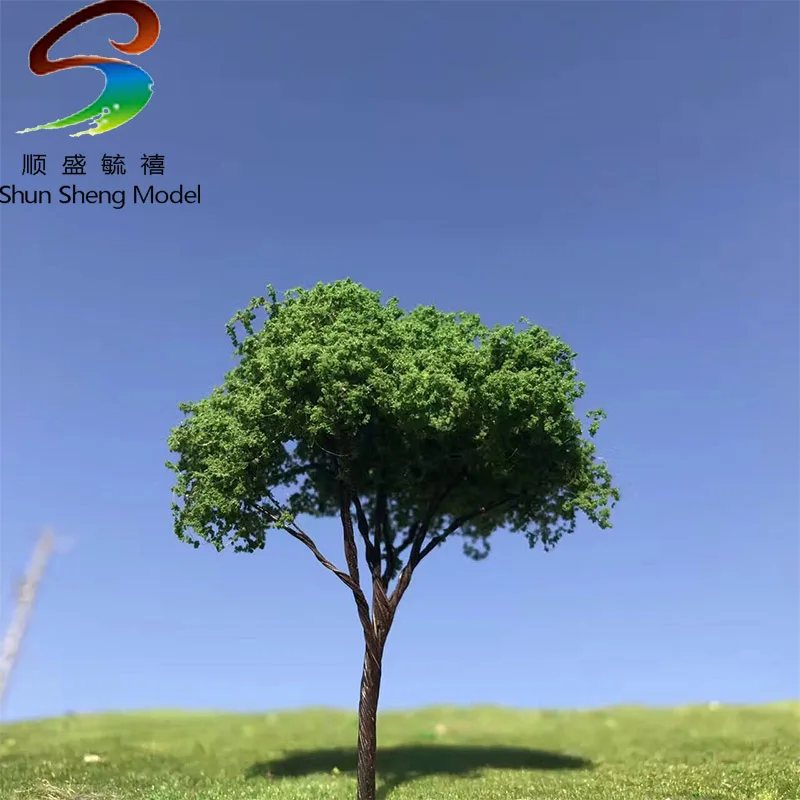 

2-10PCS/SETS Dark Green Color Wire Tree For Model Desgin High 6CM--16CM