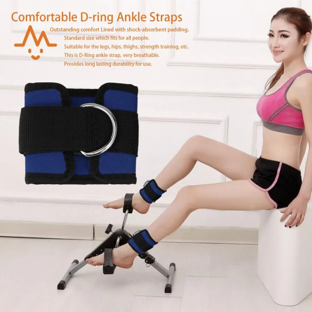 1Pc Comfortable D ring Ankle Straps Men Women Sport Thigh Leg Lifting
