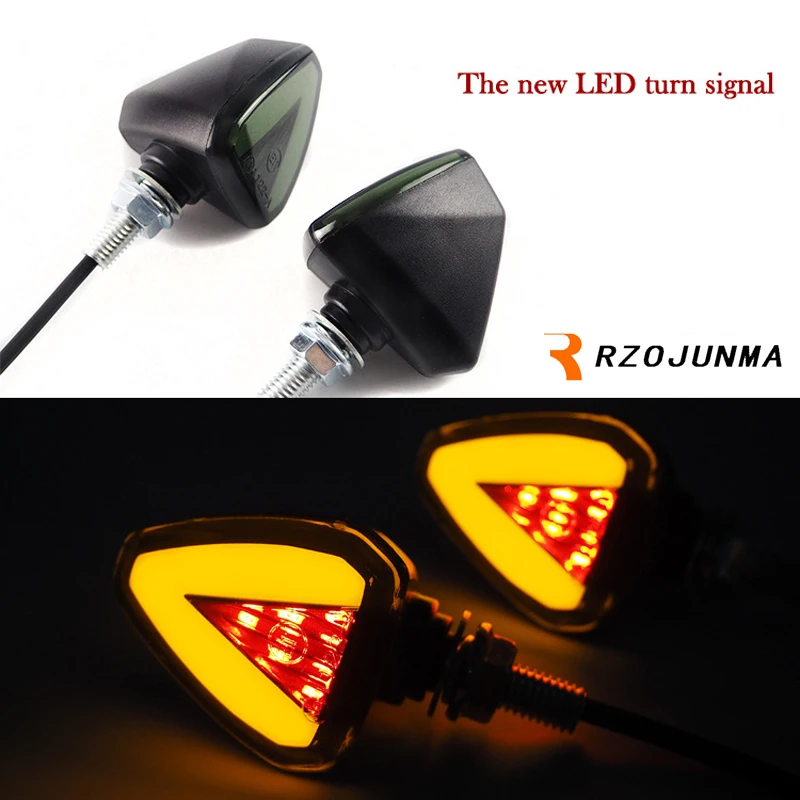 

2Pcs Motorcycle Turn Signal Light Indicator Corner Lamp LED Steering Lamp for Moto Accessory Practical