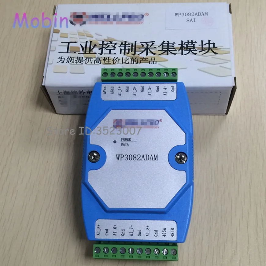 1 шт./лот 0 20 мА/4 мА Аналоговый Входной модуль сбора тока RS485 MODBUS communications WP3082ADAM